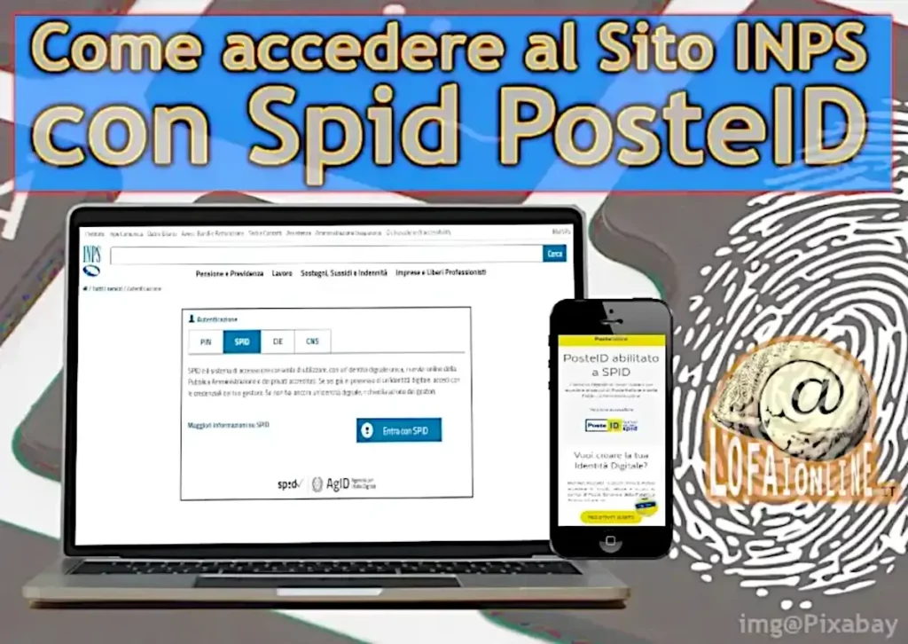 Guida per entrare sul sito Inps con PosteID