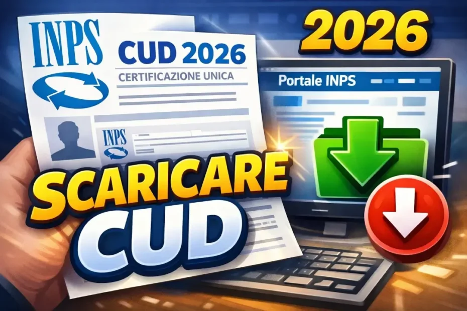 Immagine di copertina e in evidenza per la guida che spiega come scaricare la certificazione unica cud Inps.