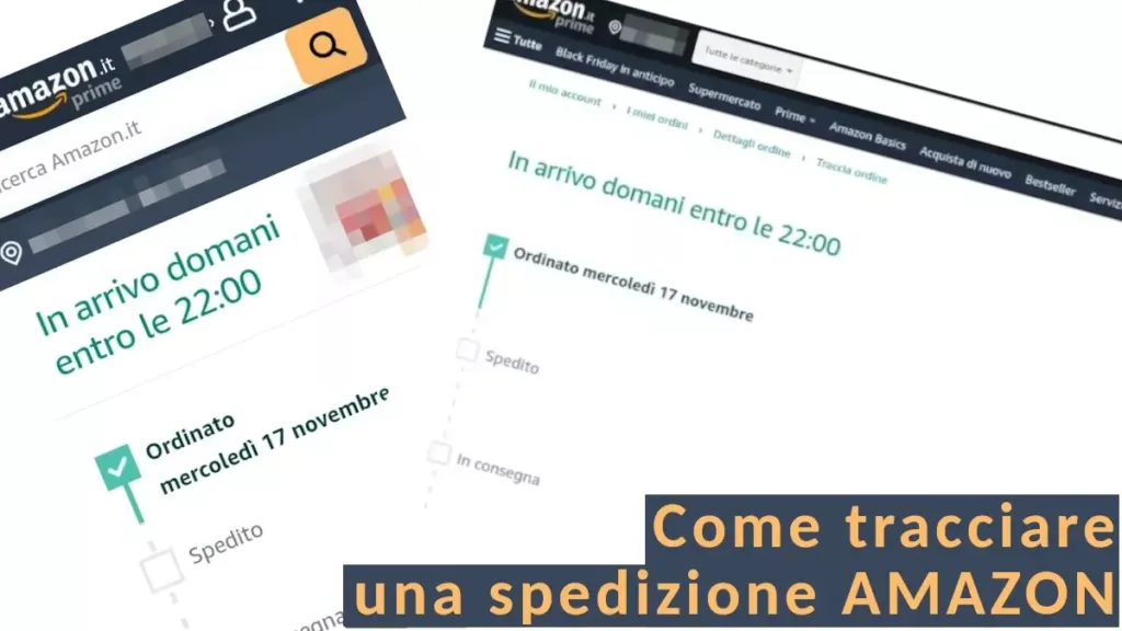 Guida per tracciare una spedizione Amazon da Telefono e Computer