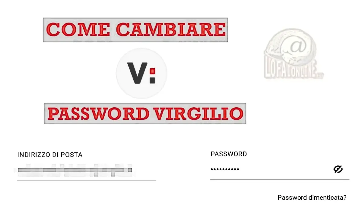 Guida per aggiornare la password di Virgilio