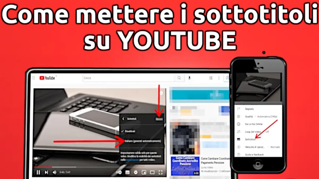 Come mettere i sottotitoli su YouTube