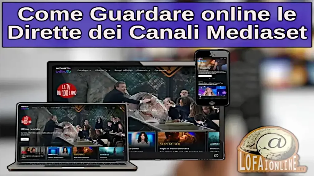 Come guardare i canali mediaset online