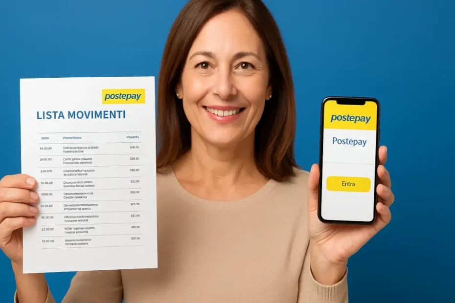 Immagine in evidenza per la guida Come scaricare la lista movimenti della PostePay.