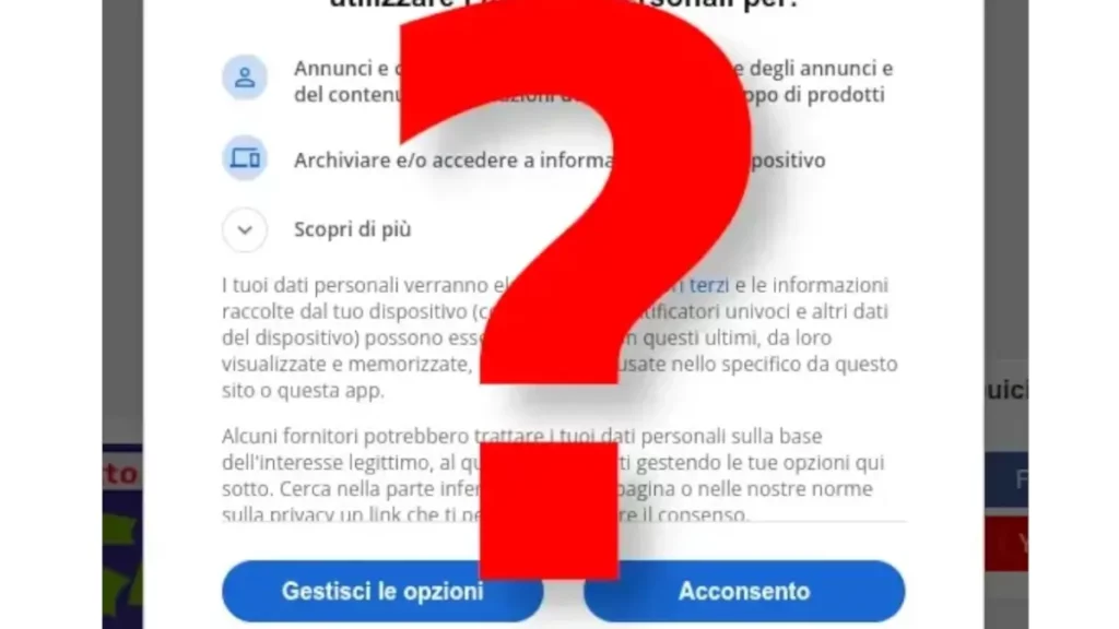 Cosa accetti quando clicchi acconsento ai cookie su un sito