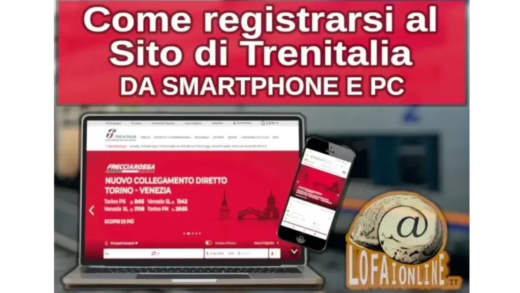 Come registrarsi al sito di Trenitalia