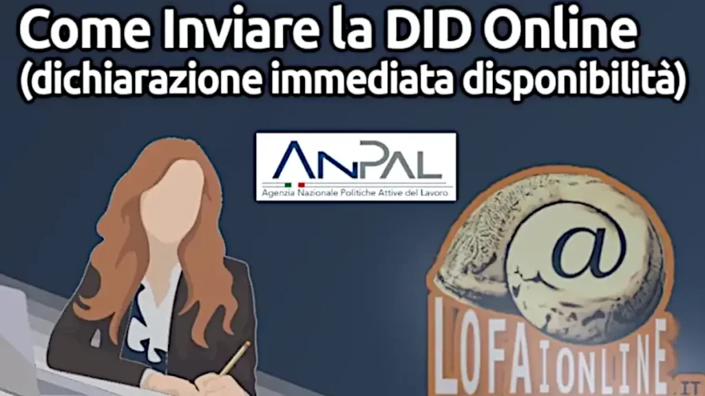 Come inviare la did, dichiarazione di immediata disponibilità al lavoro, online