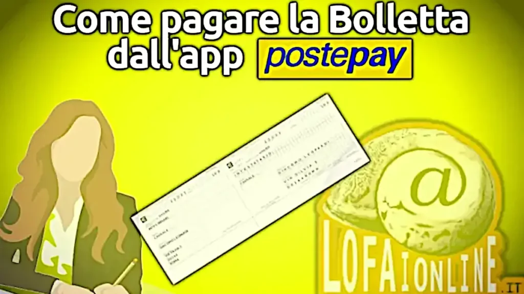 Guida per pagare online la bolletta tramite l'app postepay