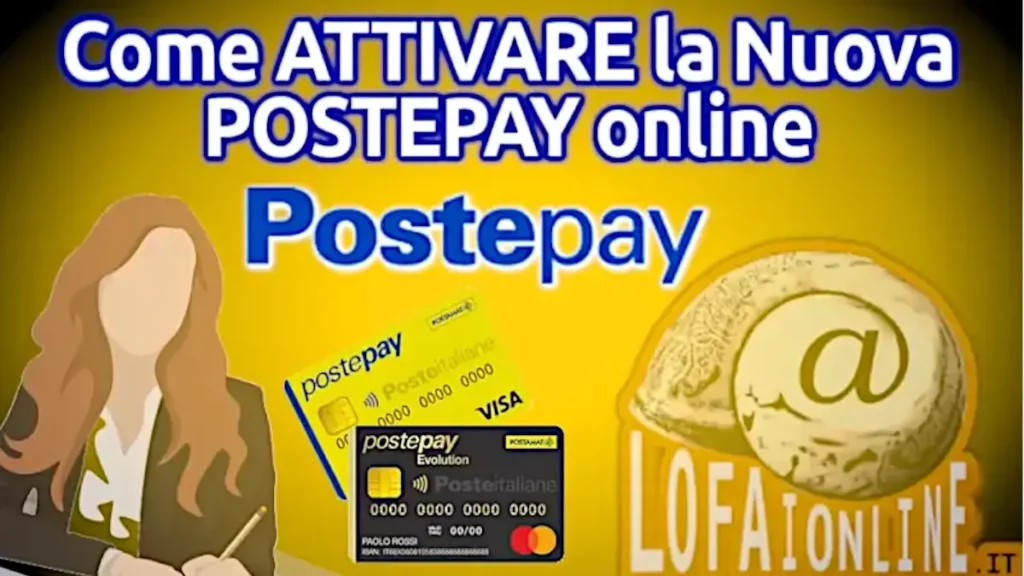 Guida per attivare online la nuova carta postepay