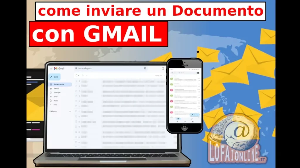 Guida per allegare un file su gmail da telefono e computer