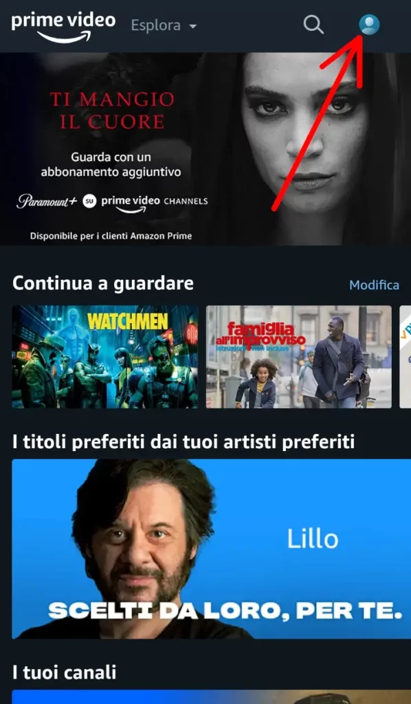 Come Disattivare i Canali a Pagamento di Prime Video Disattivare canali prime da Telefono - 1