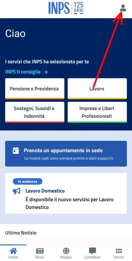 Come Scaricare attestazione ISEE da app Inps Mobile 1 Scaricare Isee da App