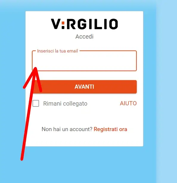 Inserisci la mail per cui vuoi recuperare la password