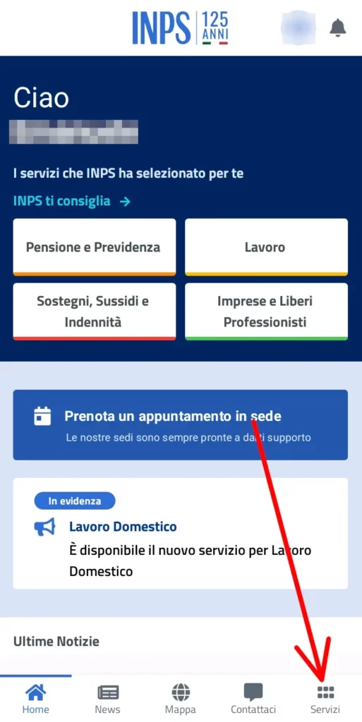 Come Scaricare attestazione ISEE da app Inps Mobile passaggio 3 da App