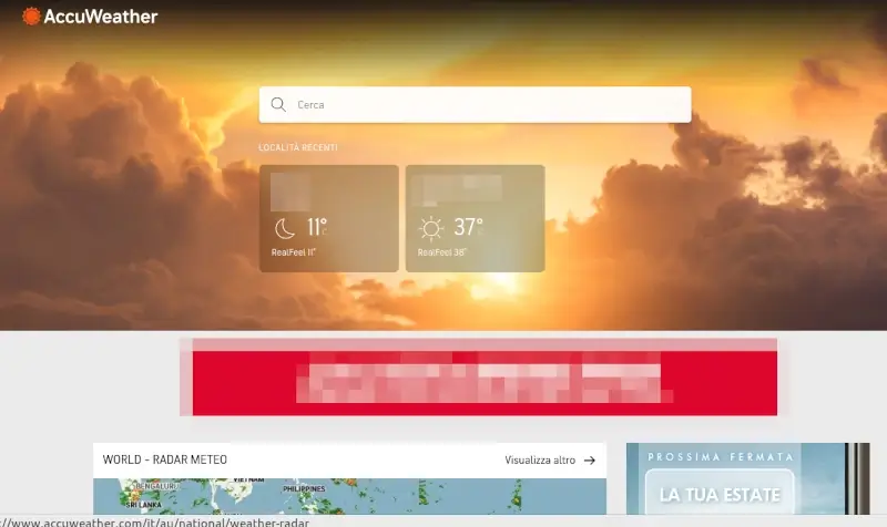 Accuweather.com - Meteo internazionale online