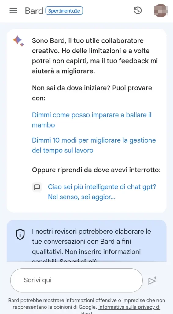 Che cos'è Bard e come usarlo gratis dal telefono