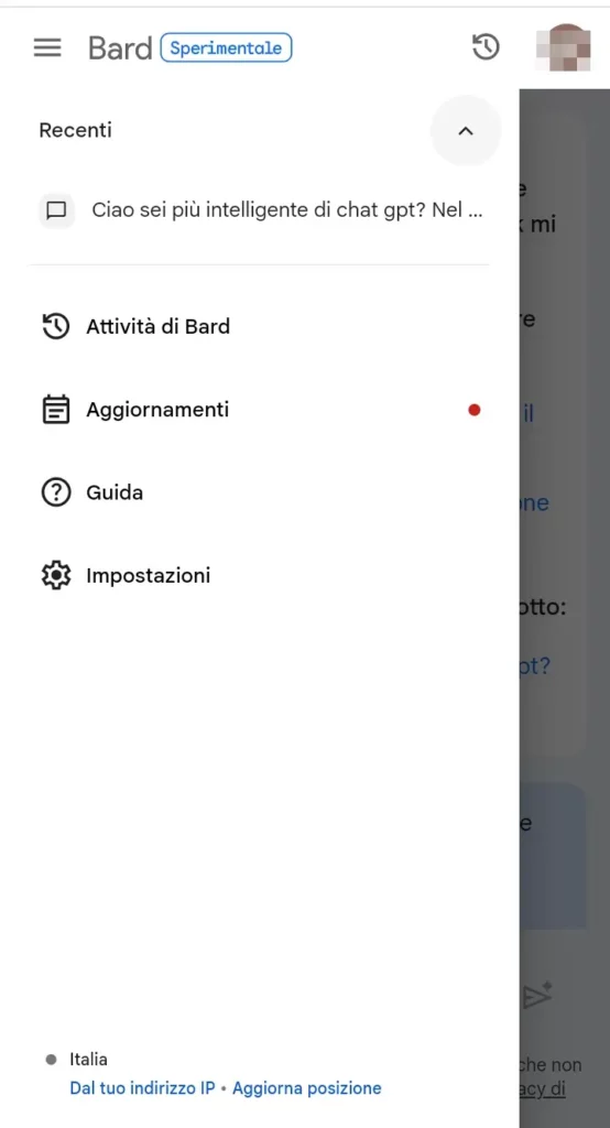 usare bard gratis dal telefono