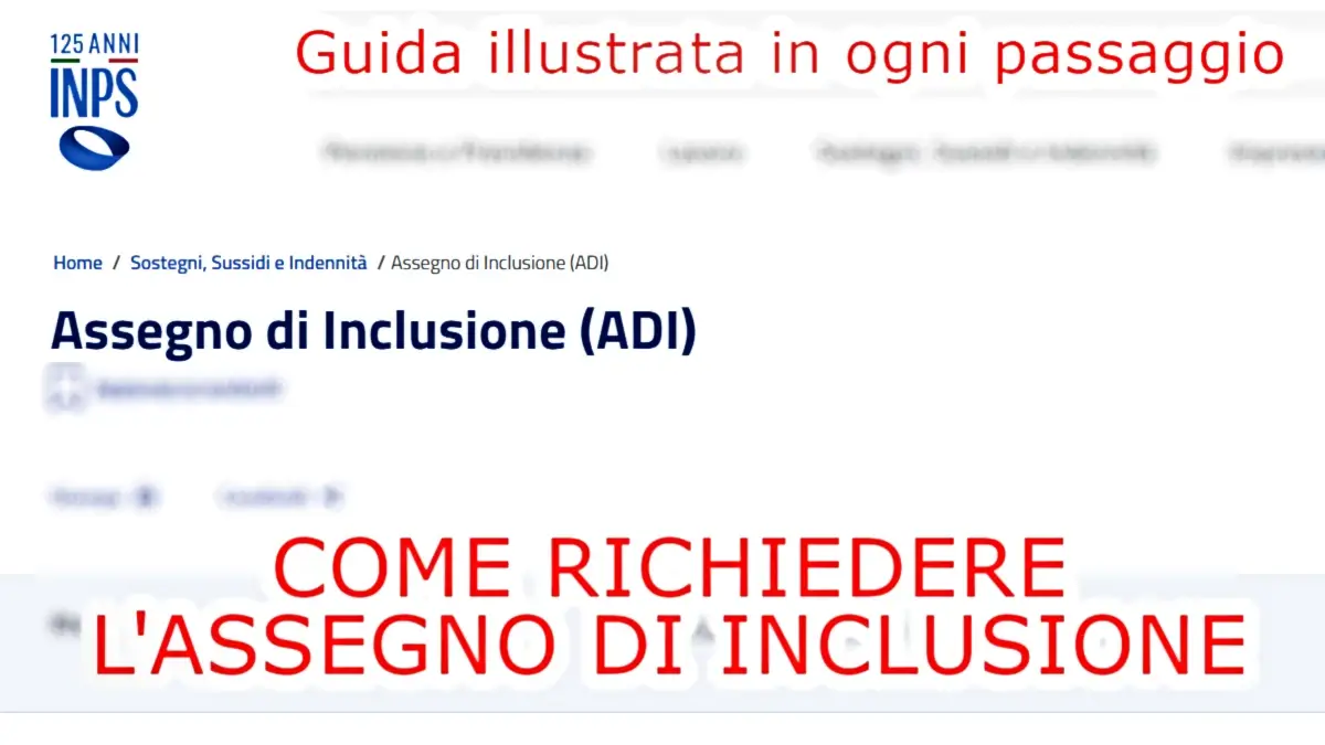 Come richiedere l'Assegno di Inclusione (ADI) online