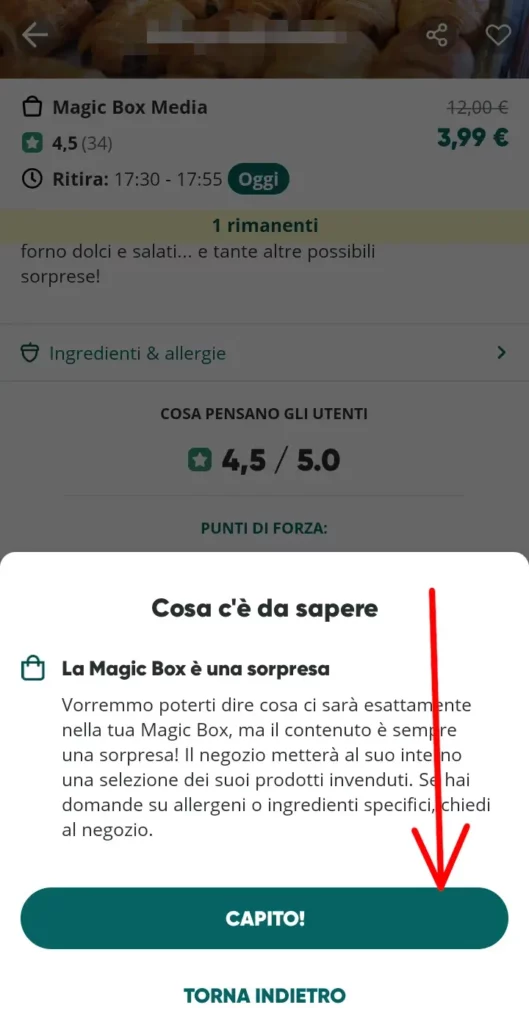 Non puoi scegliere il contenuto del magic box.