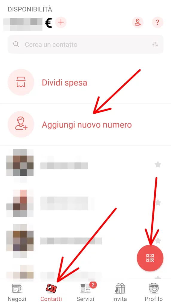 Inviare soldi con satispay