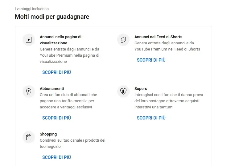 I metodi per monetizzare su youtube