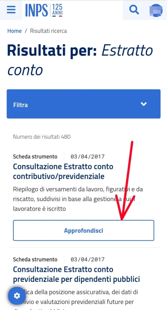 Approfondisci consultazione estratto conto contributivo previdenziale