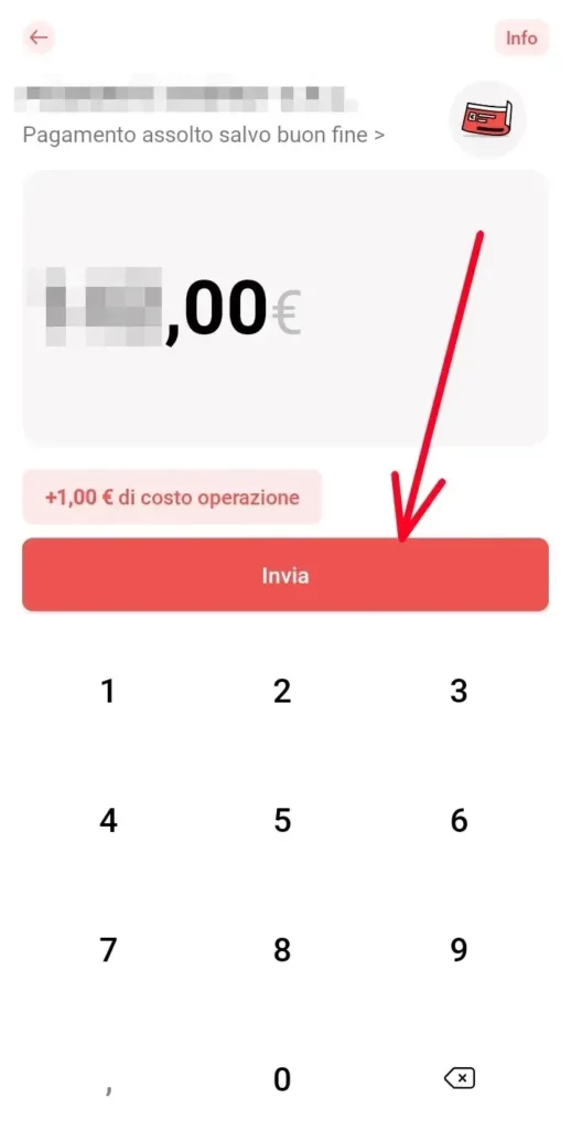 Invia il pagamento del bollettino su satispay