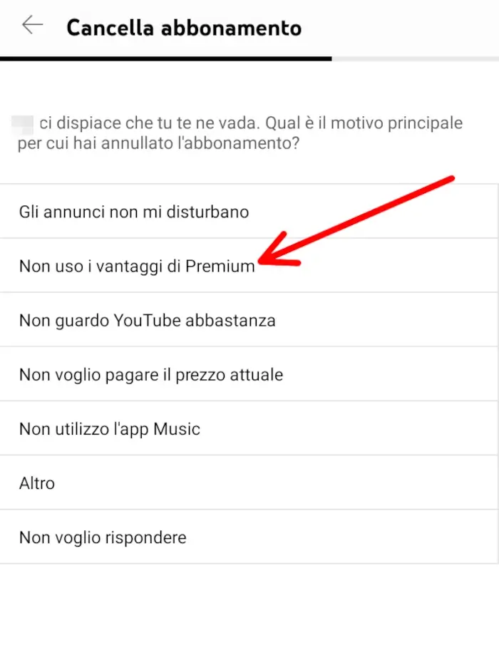 Il motivo per cui vuoi disdire il tuo abbonamento premium