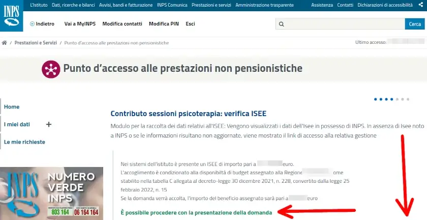 Presentazione della domanda per ottenere il bonus psicologo