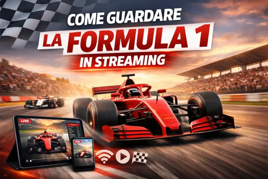 Immagine in evidenza della guida che spiega come guardare la formula uno in streaming