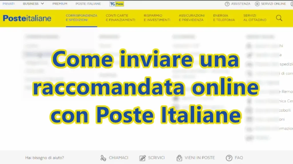 come inviare una raccomandata online con poste italiane