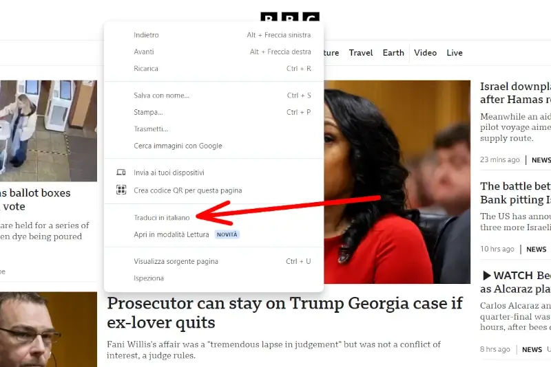 Tradurre qualsiasi sito usando Chrome di Google
