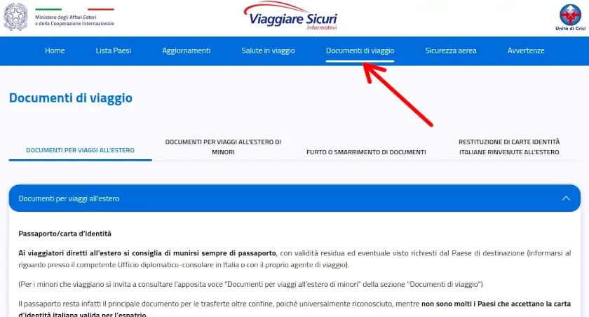 Verificare i documenti di viaggio necessari per viaggiare nelmondo