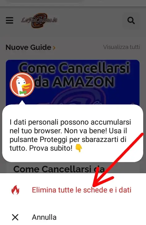 Usare duckduckgo è un buon modo per aumentare il livello della privacy online