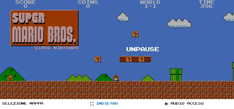 Super Mario gratis su SuperMario-game.com