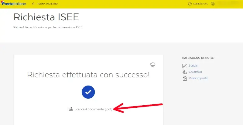 10 da Pc sul sito delle Poste - scarica il documento pdf con giacenza e saldo