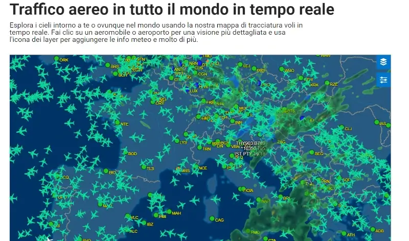 Scopri cosa ti vola sopra la testa o dov'è un volo utilizzando FlightAware