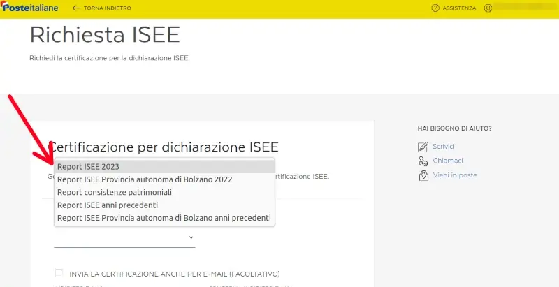 8 da Pc sul sito delle Poste - indica a quale scopo hai bisogno di scaricare la certificazione