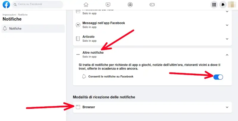 9 da PC - potresti anche disattivare le notifiche su Facebook del tutto.