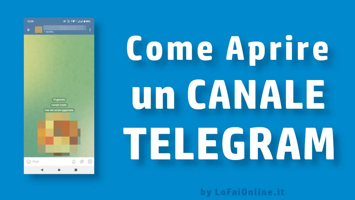 Come aprire un canale Telegram pubblico o privato.