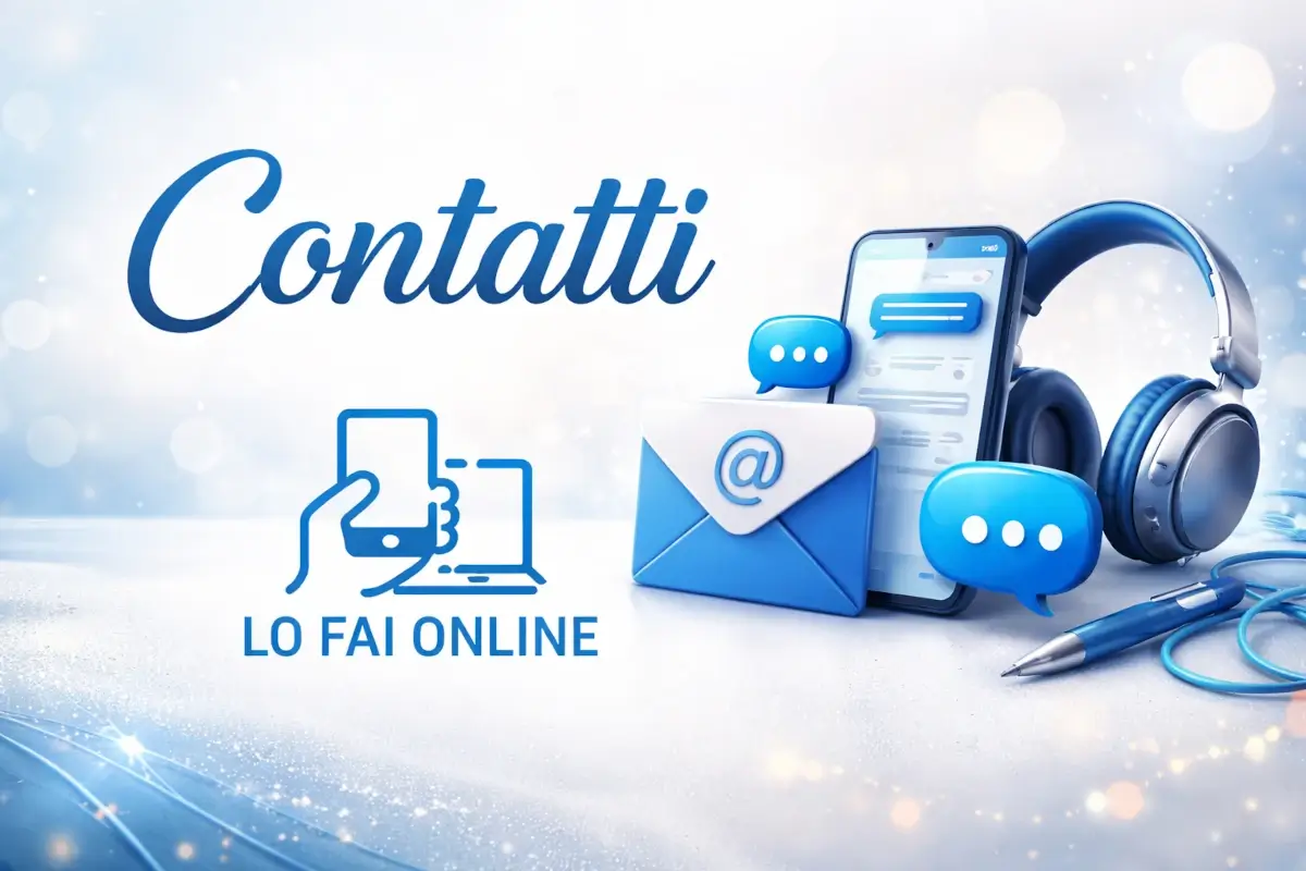 Immagine in evidenza per la pagina dei contatti di Lo Fai Online