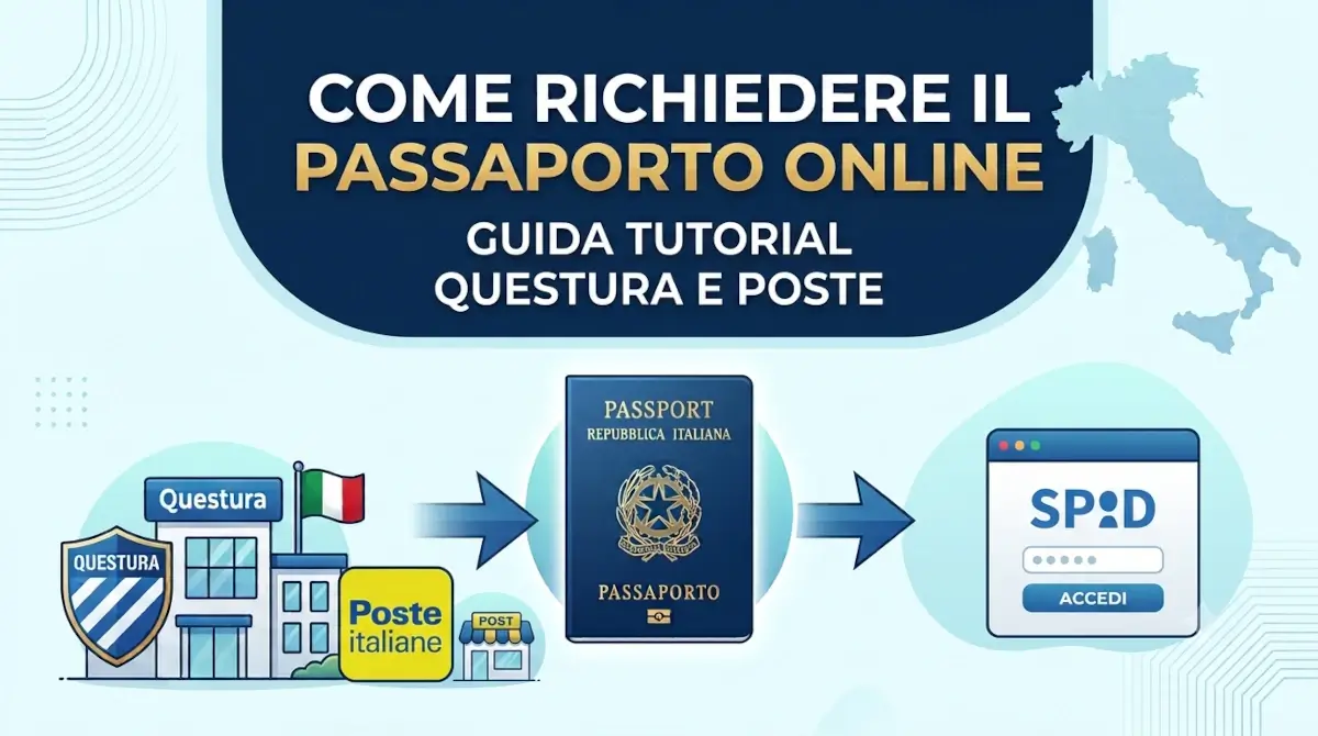 Come richiedere il Passaporto online (Questura e Poste)